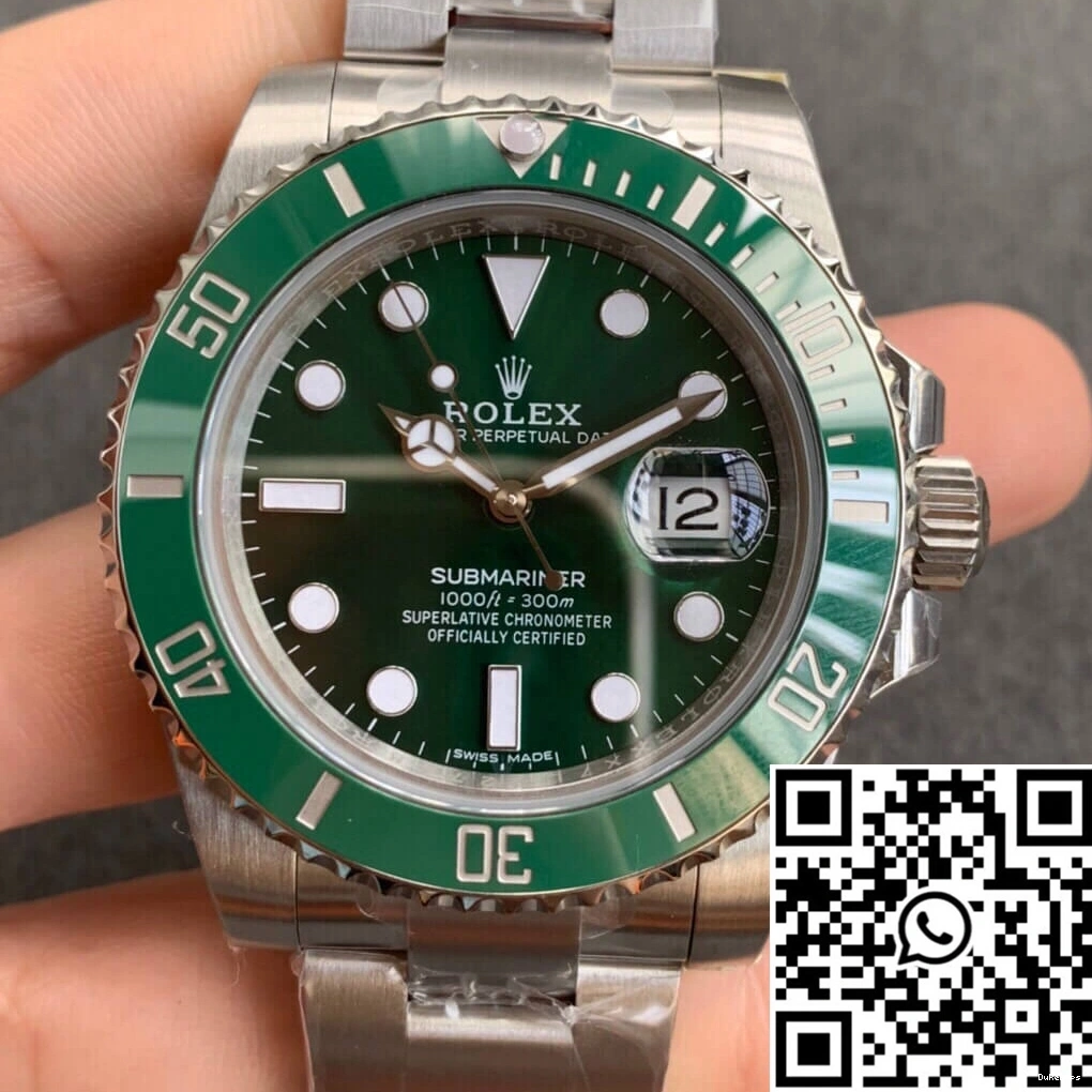 ZZ 116610LV 40MM V2S Dial Factory Green Submariner Rolex 0830